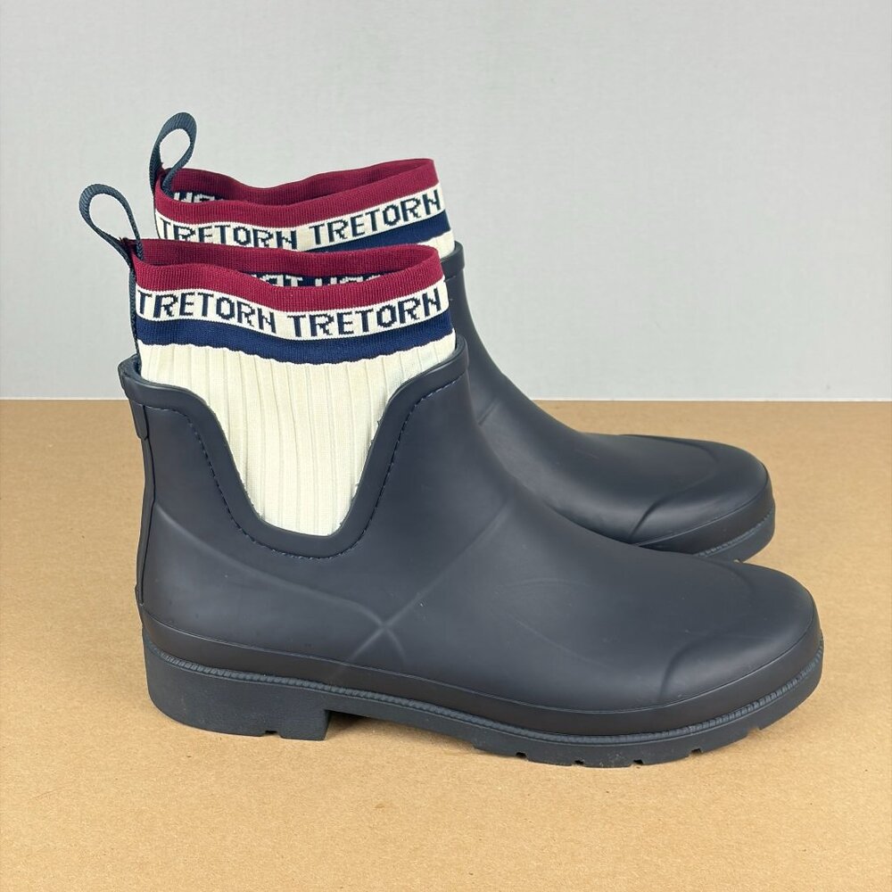 Tretorn Lia Sock Rain Boots Womens Waterproof Pull On: Brand New! - Picture 3 of 9